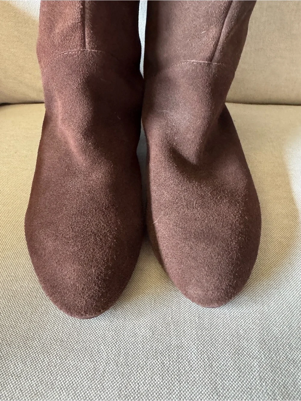 J. Jill Slouchy Over-the-Knee Suede Boots Brown